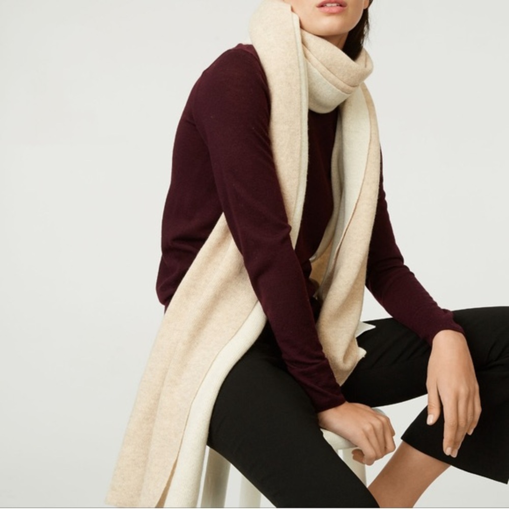 Club Monaco wool blend scarf